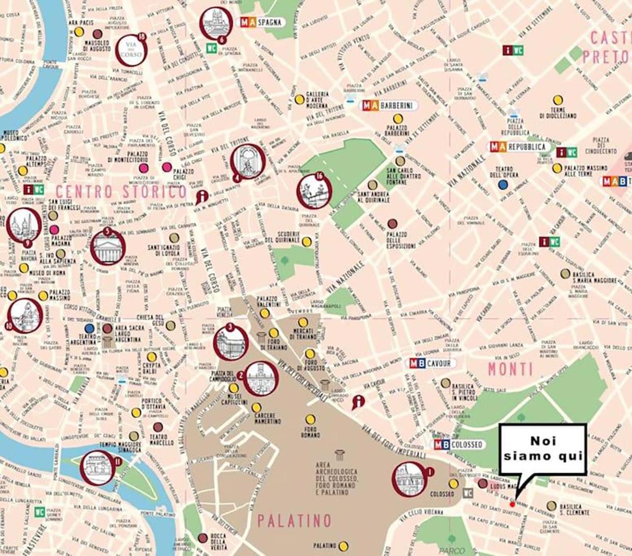 150 M Dal Colosseo - Appartamento Minerva Рим Екстериор снимка